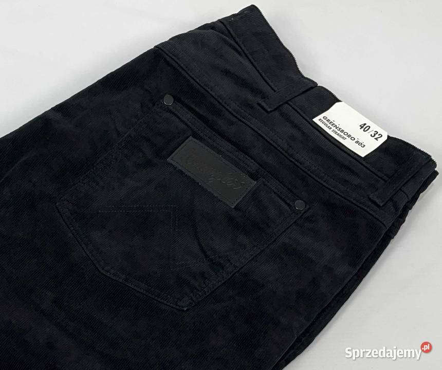 Spodnie męskie sztruks Wrangler Greensboro 803 Rozmiar XXL Katowice