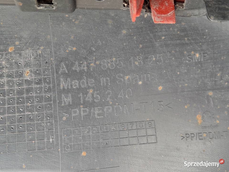 MERCEDES VITO W447 ZDERZAK TYŁ TYLNY PDC lubuskie Bieleń