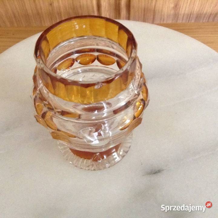 Misa wazonik i 2 wazony kryształowe szlifowane z sprzedam