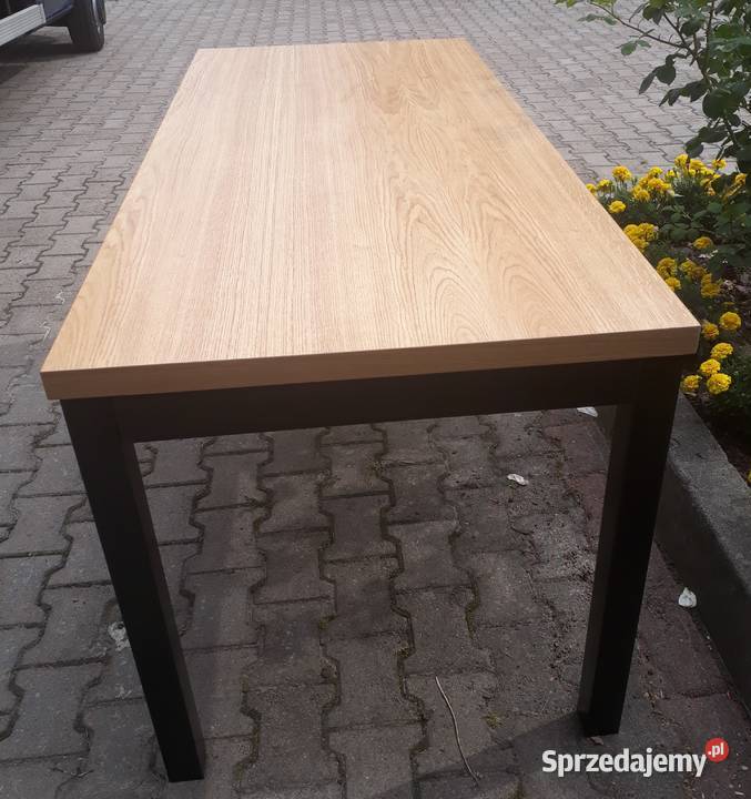 Industrialny stół loft blat dąb rozkłądany 160 120cm Warszawa