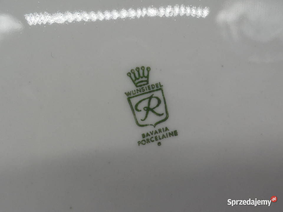 Talerz Rybny WUNSIEDEL BAVARIA OKOŃ wielkopolskie Raszków