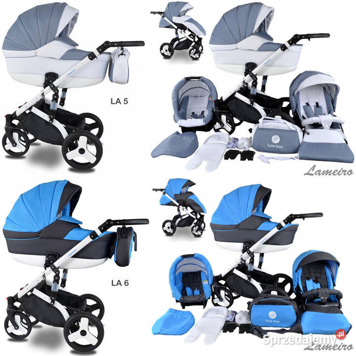 NOWY Wózek Dziecięcy Lameiro 3w1 Fotelik Warszawa