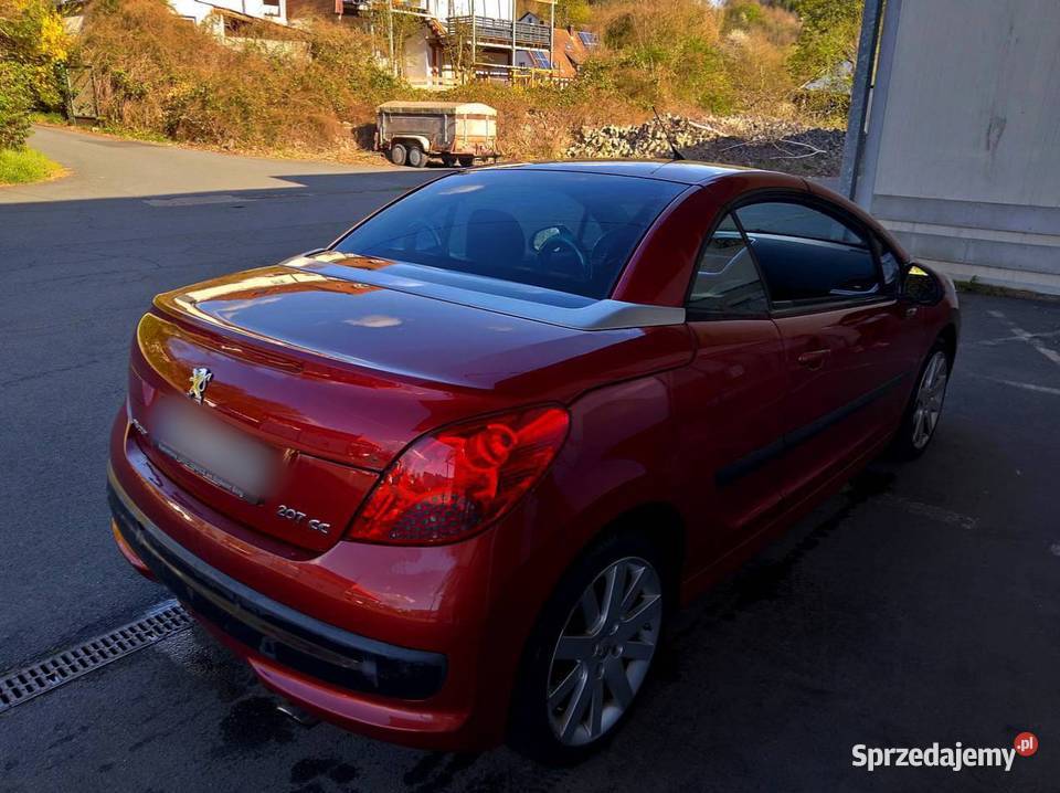 PEUGEOT 207CC PEŁNE WYPOSAŻENIE BEZWYPADKOWY 202000km 207 CC Tarnowskie Góry