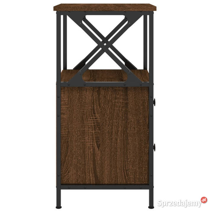 Szafki nocne 2 brązowy dąb 34x355x70 WM825952 Warszawa sprzedam