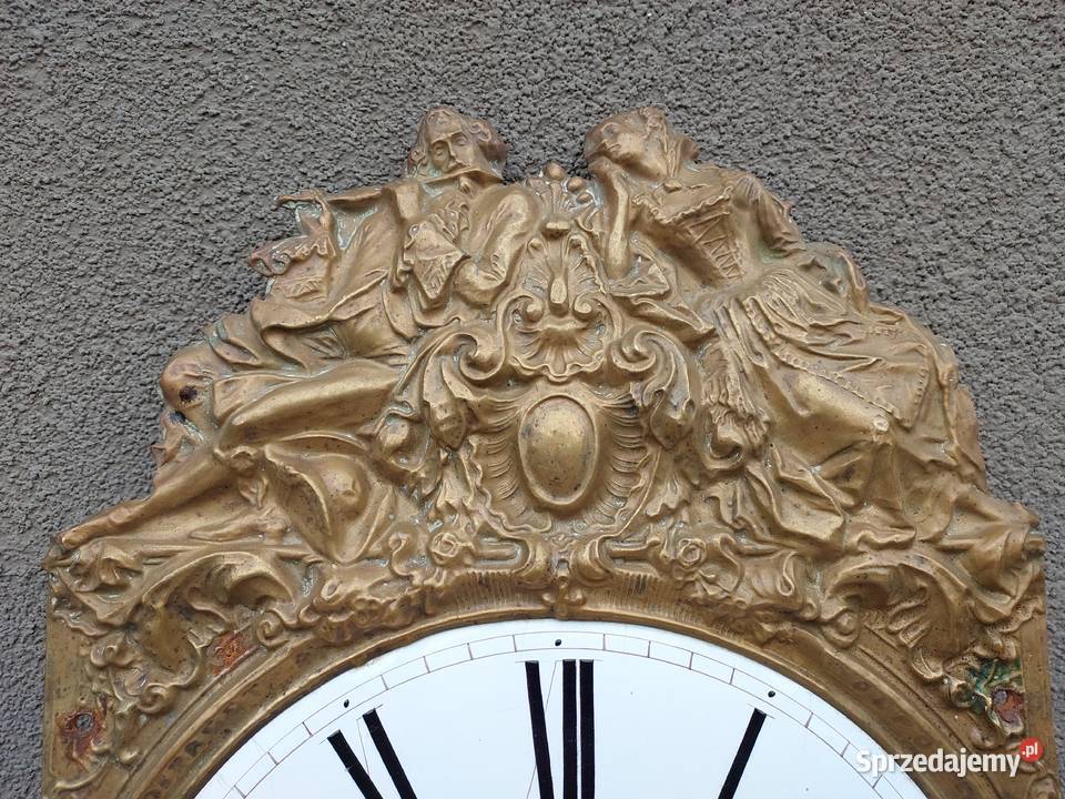 T127 Tarcza starego zegara comtoise otwory Tczew