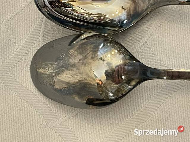 Zestaw 6 platerowanych łyżeczek z Warszawskiej