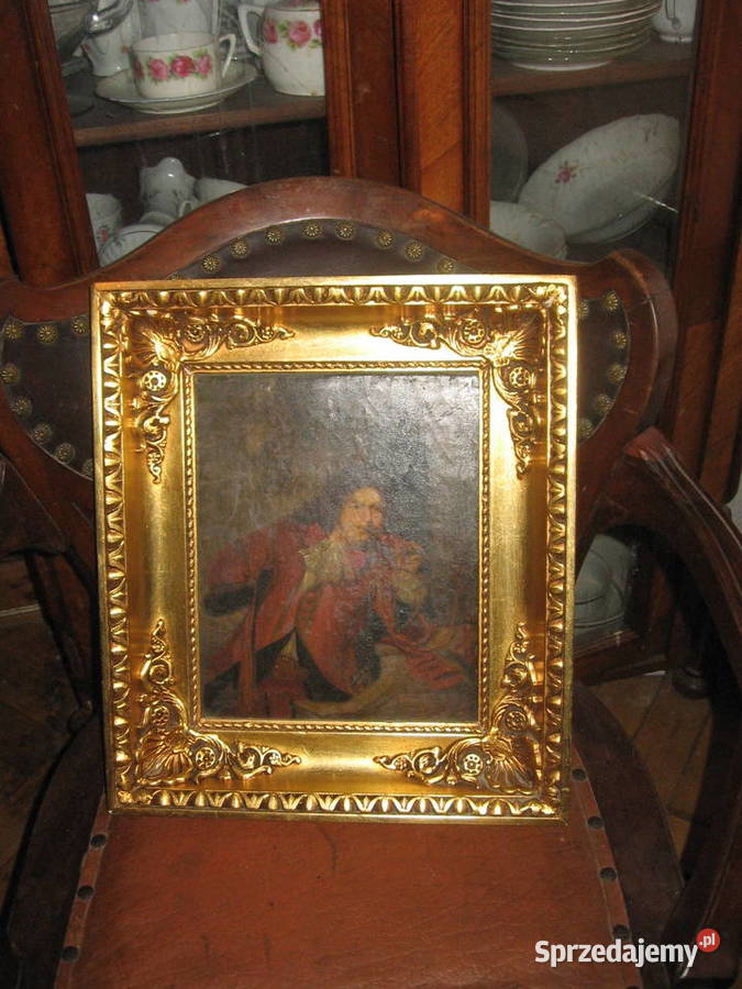 stary obraz w złotej ramie Warszawa