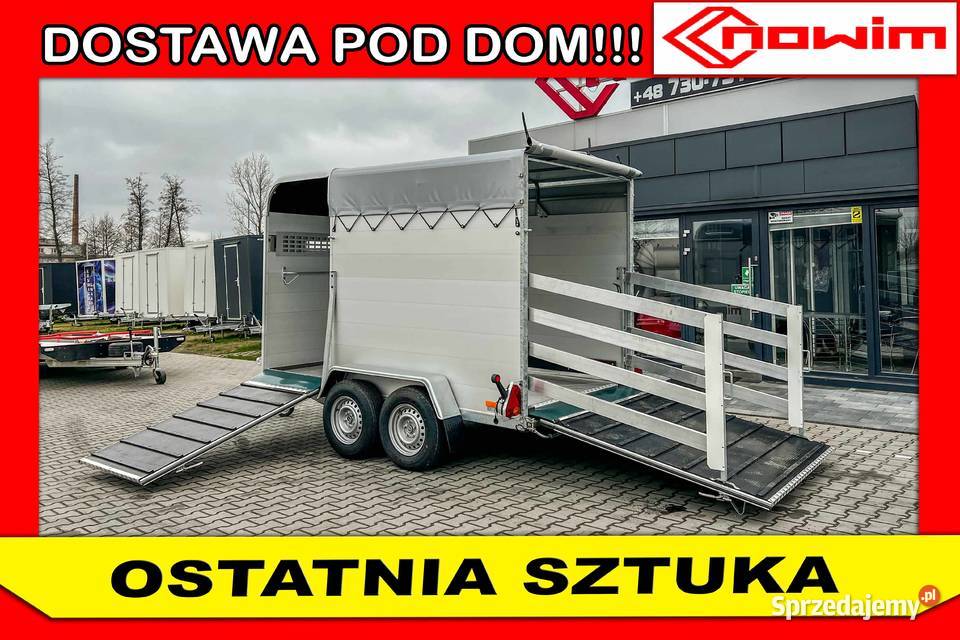 Przyczepa do przewozu zwierząt do bydła byków Kotlin