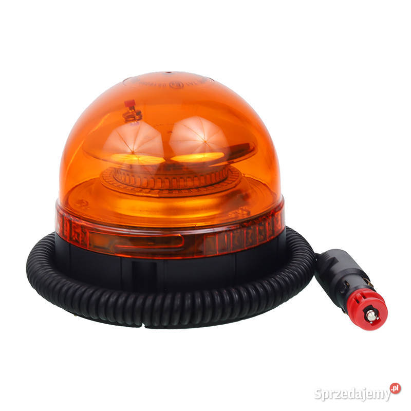 LAMPA OSTRZEGAWCZA KOGUT MAGNES 3 OTWORY 45 LED