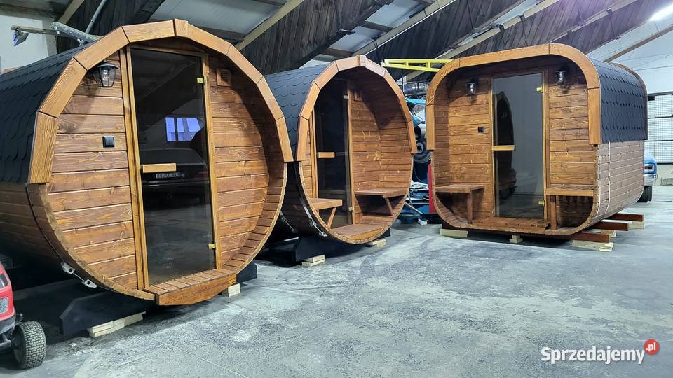 Sauna ogrodowa Premium Okazja Dostępne ręki podkarpackie