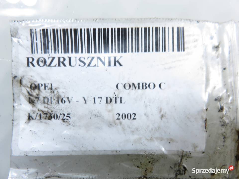 ROZRUSZNIK OPEL COMBO C 17 DI sprzedam