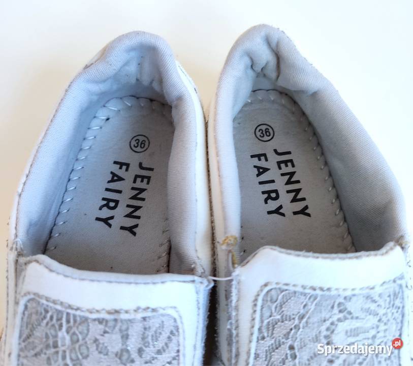 Tenisówki wsuwane koronka Jenny Fairy 36 CCC Katowice sprzedam