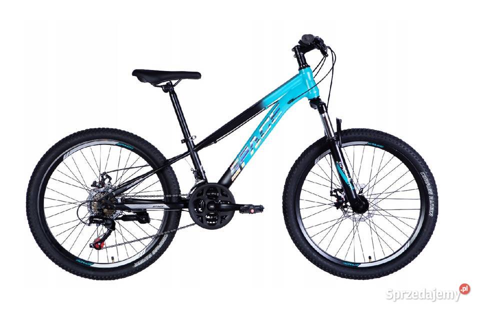 ROWER GÓRSKI MTB SPACE MARS 24 TURKUSOWO CZARNY