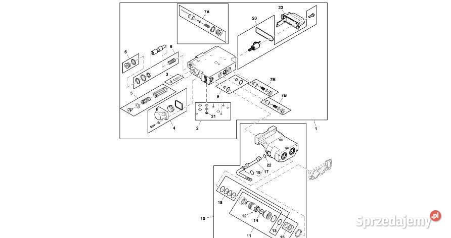 John Deere 9470RX Elektr moduł sterowania Pozostałe Jastrzębniki