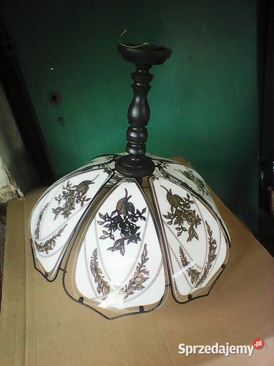 ŻYRANDOL biało czarny Rogoźnik