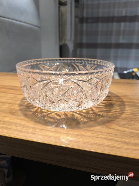 Kryształowa miska lata 60te PRL Zebrzydowice