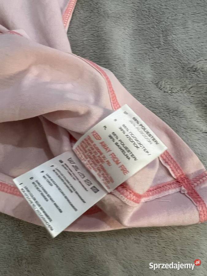 Tshirt koszulka bluzka z krótkim rękawem różowa Rozmiar 36(S) Jasło sprzedam