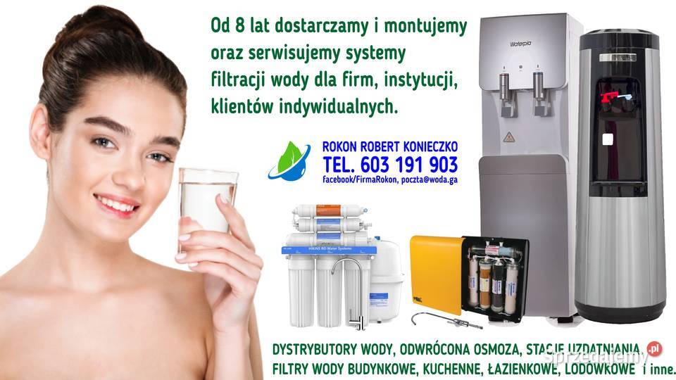 Dystrybutor Filtr Wody HC66L POU z instalacją w śląskie Częstochowa