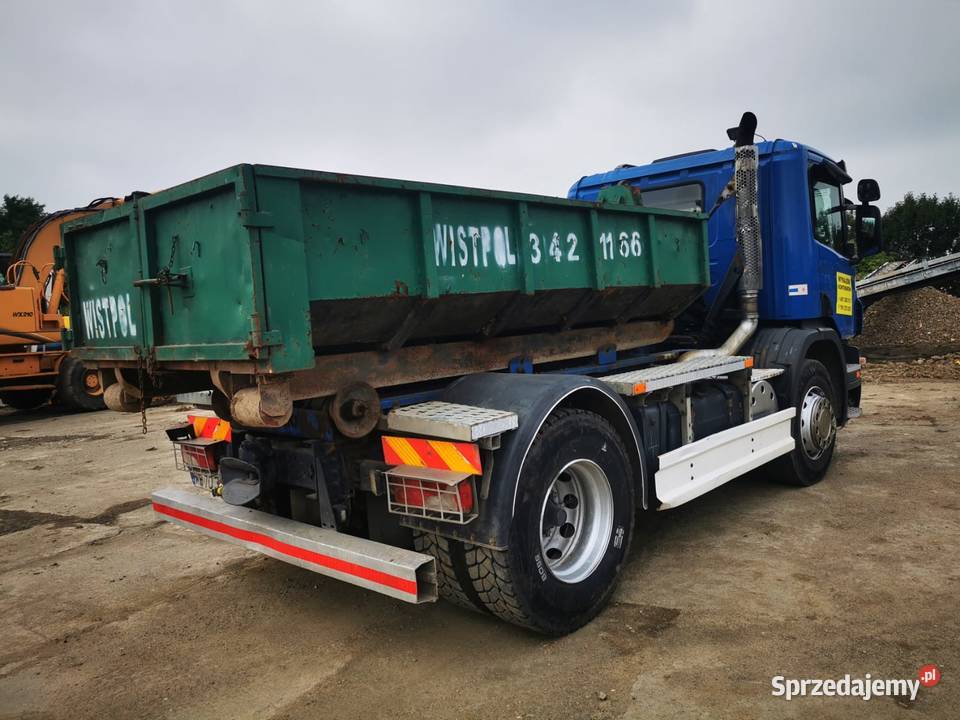 Scania p230 hakowiec wywrotka kontener diesel Cieszyn