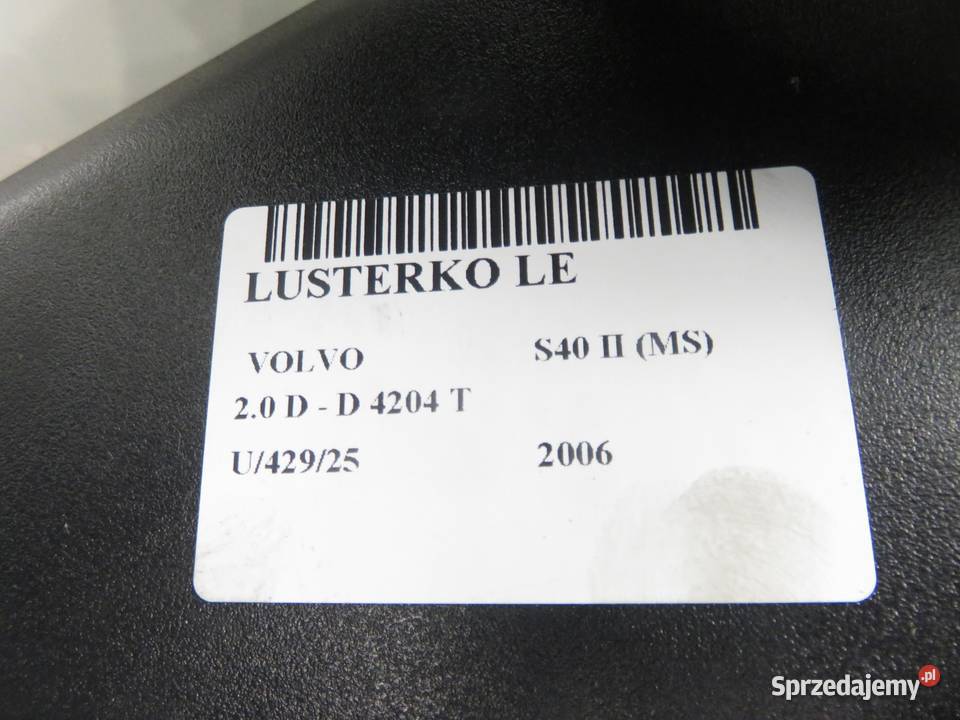 LUSTERKO LEWE VOLVO S40 II 9 pin