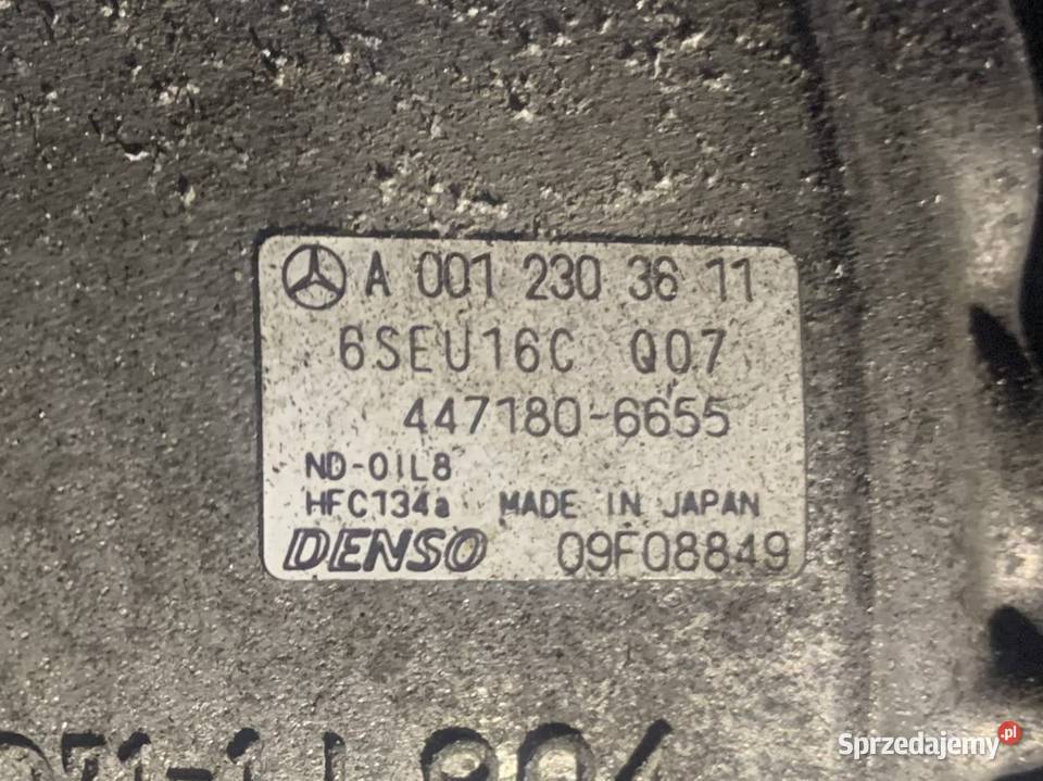 A0012303611 sprężarka kompresor klimatyzacji Szczecin sprzedam
