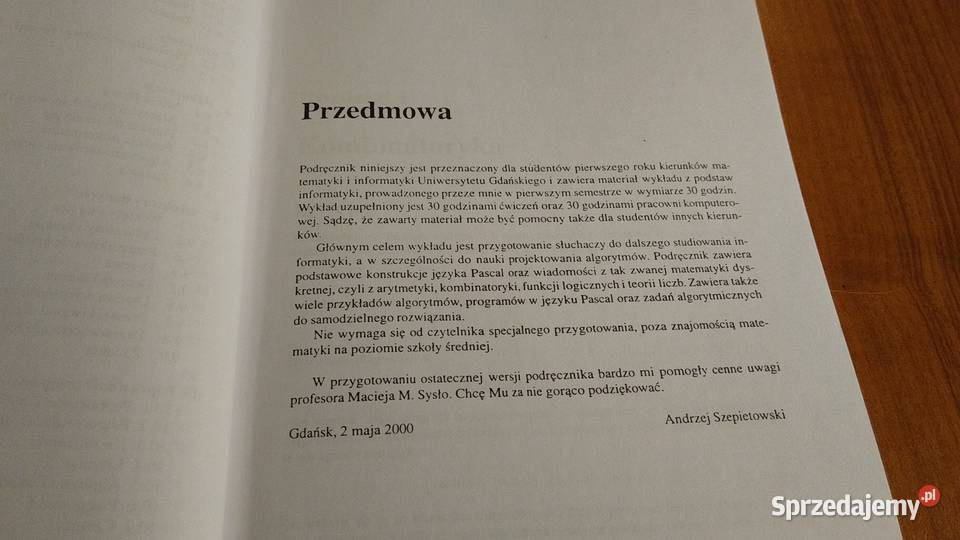 Podstawy informatyki Andrzej Szepietowski Gdańsk