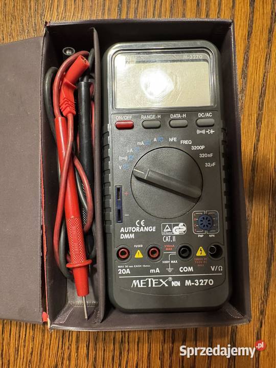 Multimetr miernik uniwersalny Metex M3270 Woźniki