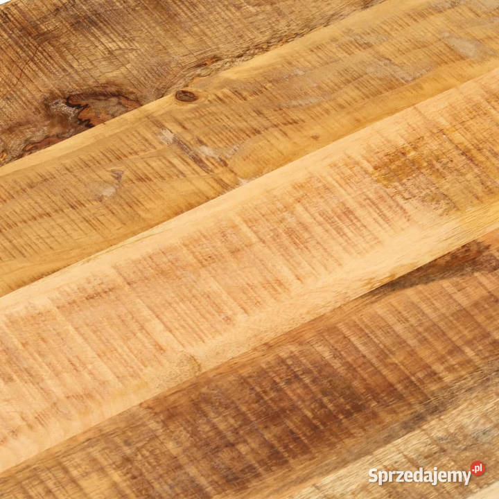 Blat stołu 100x40x25 owalny surowe drewno mango Blaty Warszawa