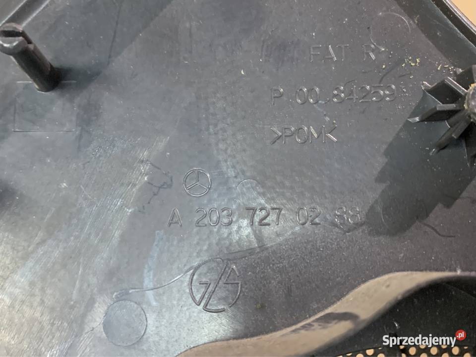 A2037270288 osłona głośnika prawa Mercedes c osobowe Sprzęt audio fabryczny