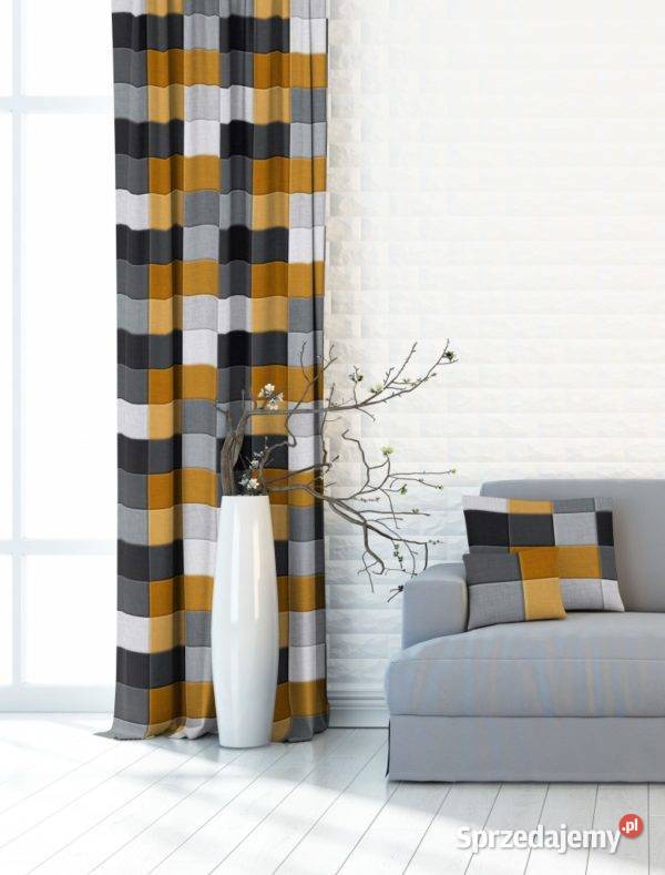 Kwadraty tkanina dekoracyjna obiciowa Częstochowa