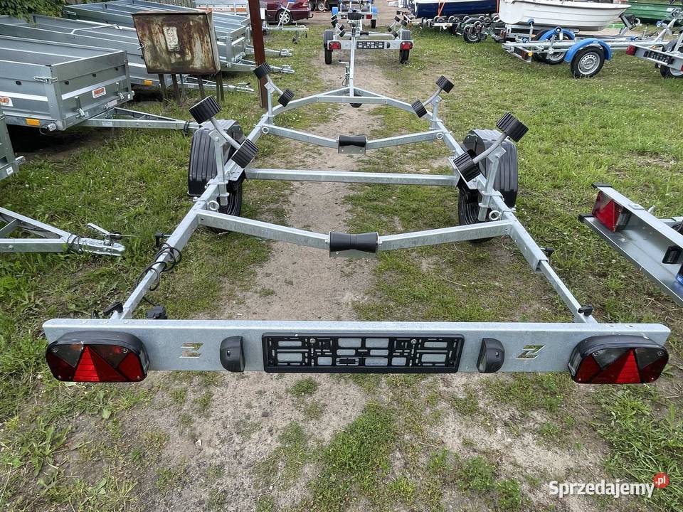 Przyczepa pod łódź Zasław PKZ11 750 Water RATY wielkopolskie Piła