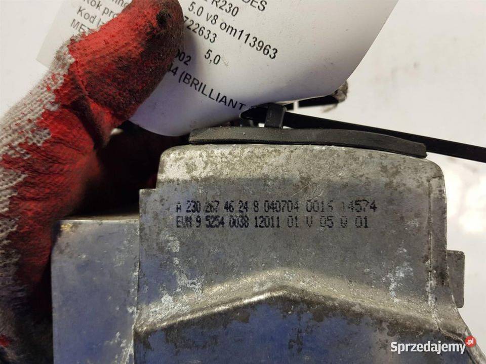 DZWIGNIA ZMIANY BIEGÓW MERCEDES SL R230 kujawsko-pomorskie Lipno