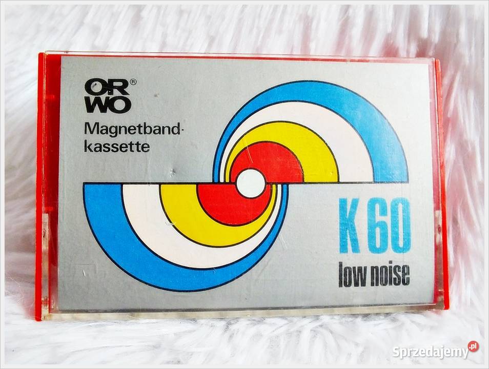 Oryginalna kaseta magnetofonowa ORWO K60 Unikat kaseta Żary