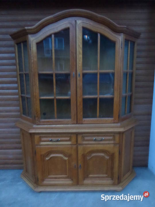 witrna kredens dębowa drewniana stan wysyłka Buczek