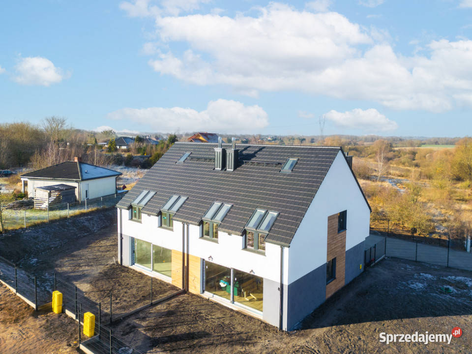 Nowoczesny Dom z garażem 136 m2 28 m2 poddasza zachodniopomorskie Siadło Dolne sprzedam