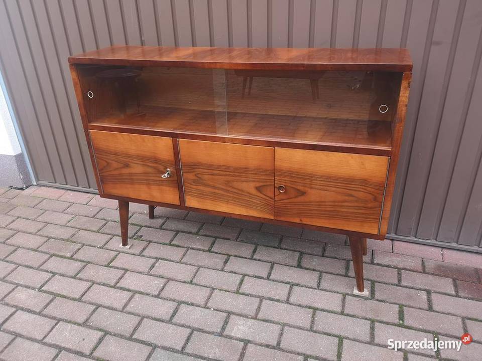 Komoda Szafka RTV Niska PRL 116 Stara Renowacji Swarzędz sprzedam