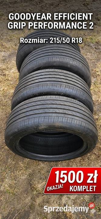 Okazja Nowe opony Goodyear 21550R18 przebieg 20 Nowy Folwark sprzedam