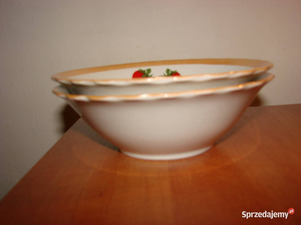 Truskawki miska salterka Pruszcz Gdański