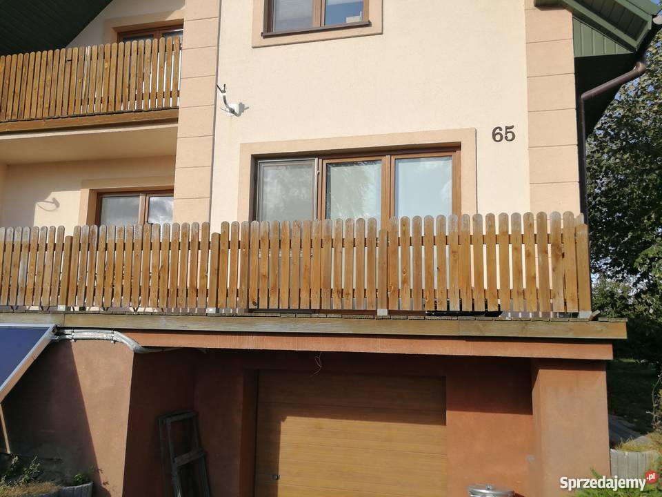 Balustrada balkonowa drewniana Zamość