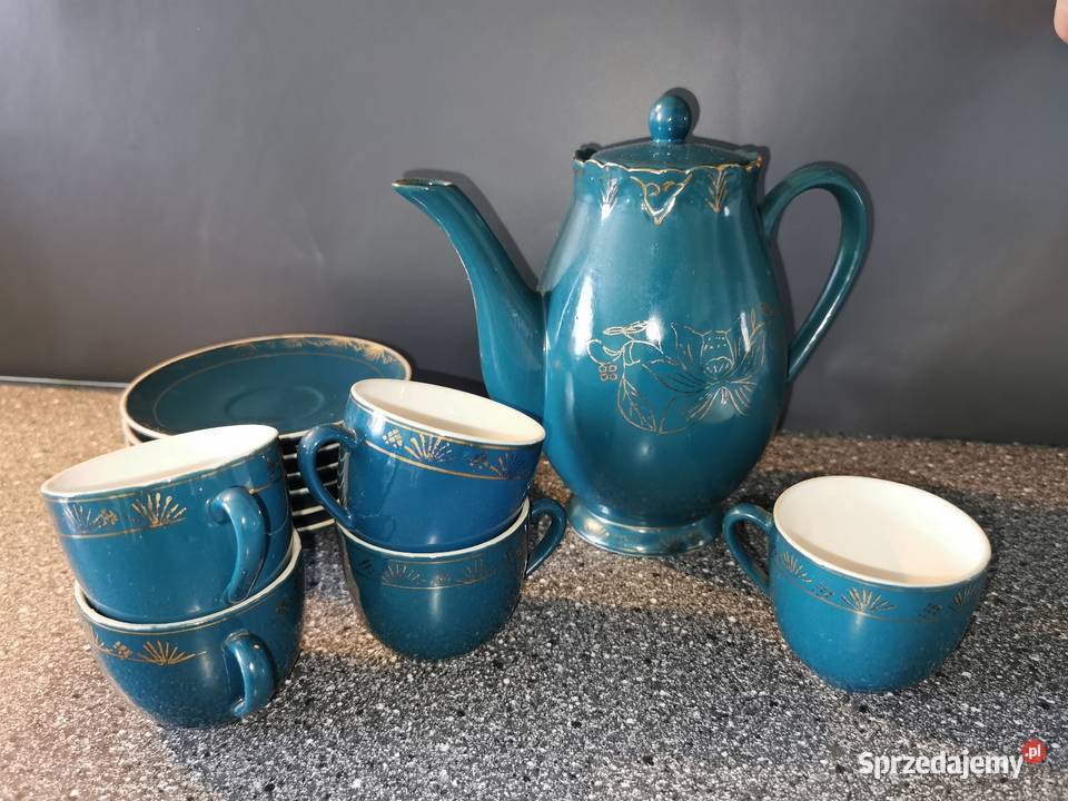 Zestaw Porcelany kawowy herbaciany D P R K Piastów
