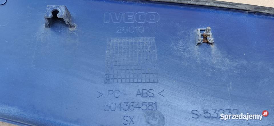 IVECO STRALIS PRZEDŁUŻENIE DRZWI LEWE LISTWA Bieleń