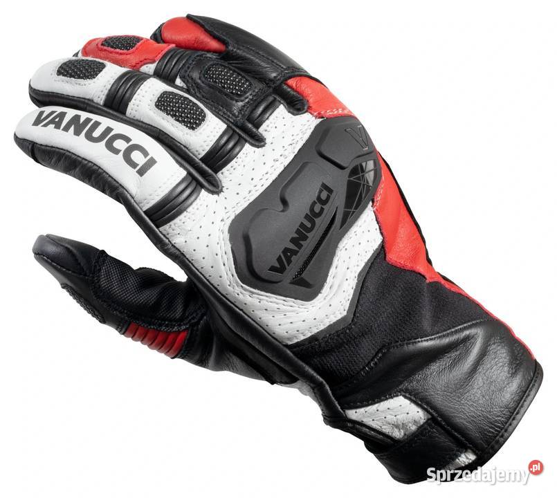 Vanucci VSG4 red rękawice motocyklowe S Odzież motocyklowa