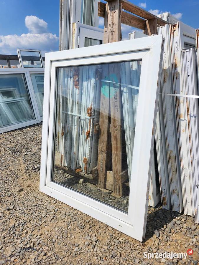 OKNO KacprzaK 112x138 OKNA Używane Plastikowe Okna ścienne
