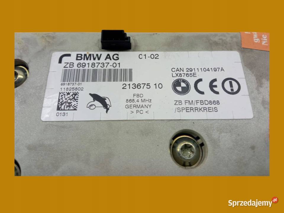 MODUŁ WZMACNIACZ ANTENY 6918737 Bmw Seria 7 IV świętokrzyskie