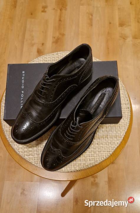 Damskie buty z naturalnej skóry czarnej marki Lublin sprzedam
