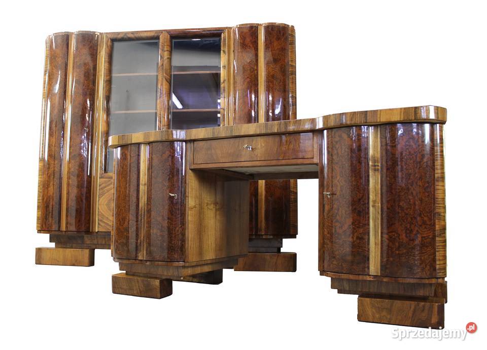 Ekskluzywna biblioteka art deco renowacji orzech Bydgoszcz