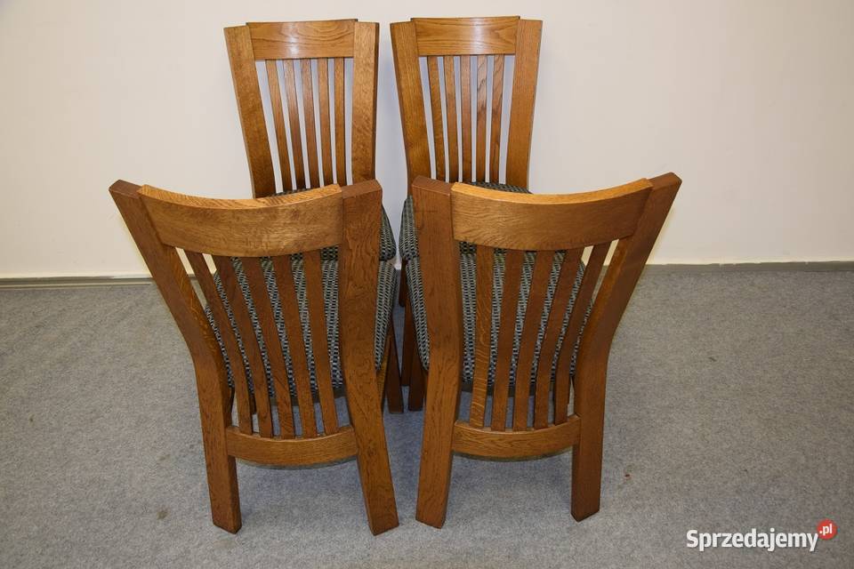 krzesła dębowe 4 sztuki nowe Krzesła Olsztyn