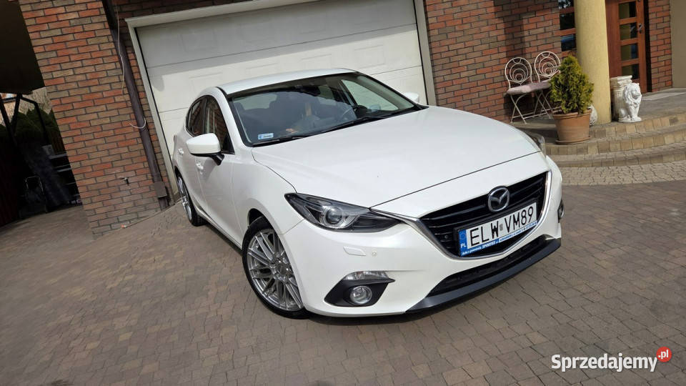 Mazda 3 20 165SkyActivNAWIGACJA HeadUpBIAŁA biały Aleksandrów Łódzki