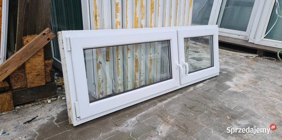 OKNA KacprzaK OKNO PCV 174X55 Używane Plastikowe mazowieckie Siedlce
