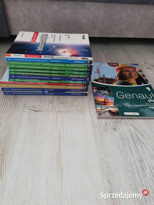 Sprzedam podręczniki klasa 1 do technikum liceum Koszalin sprzedam